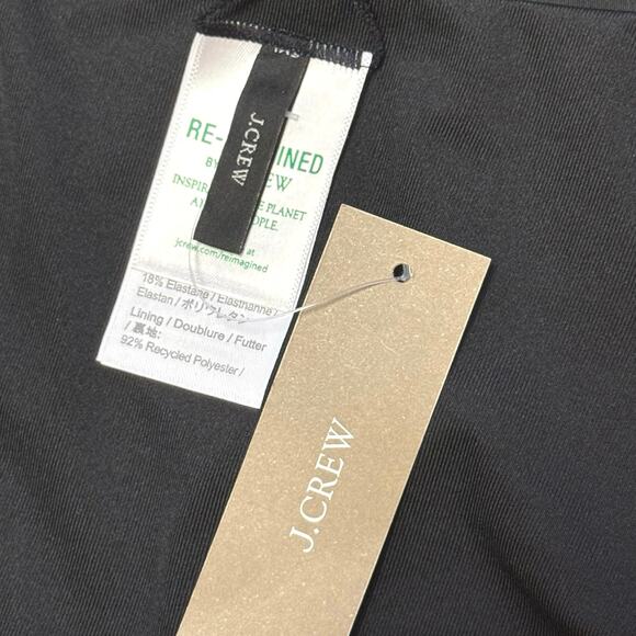 J. Crew Black Cross Front Cheeky Bikini Bottom Size 3X - Picture 5 of 6